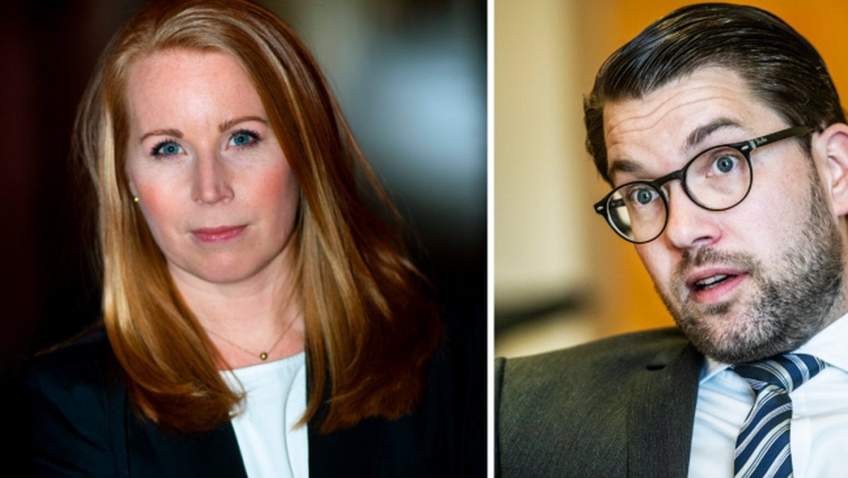 Annie Lööf ratar ett eventuellt samarbete med Sverigedemokraterna.
