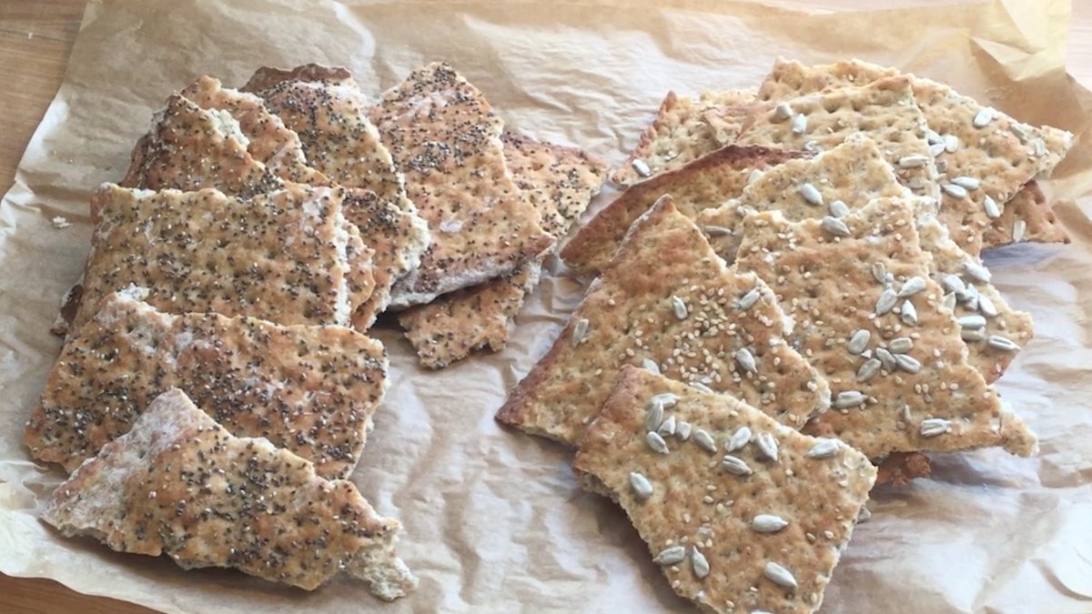 Julkryddat knäckebröd