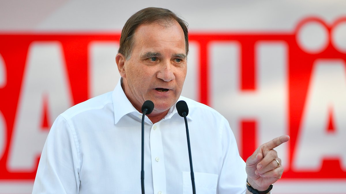 Stefan Löfven talar i Almedalen