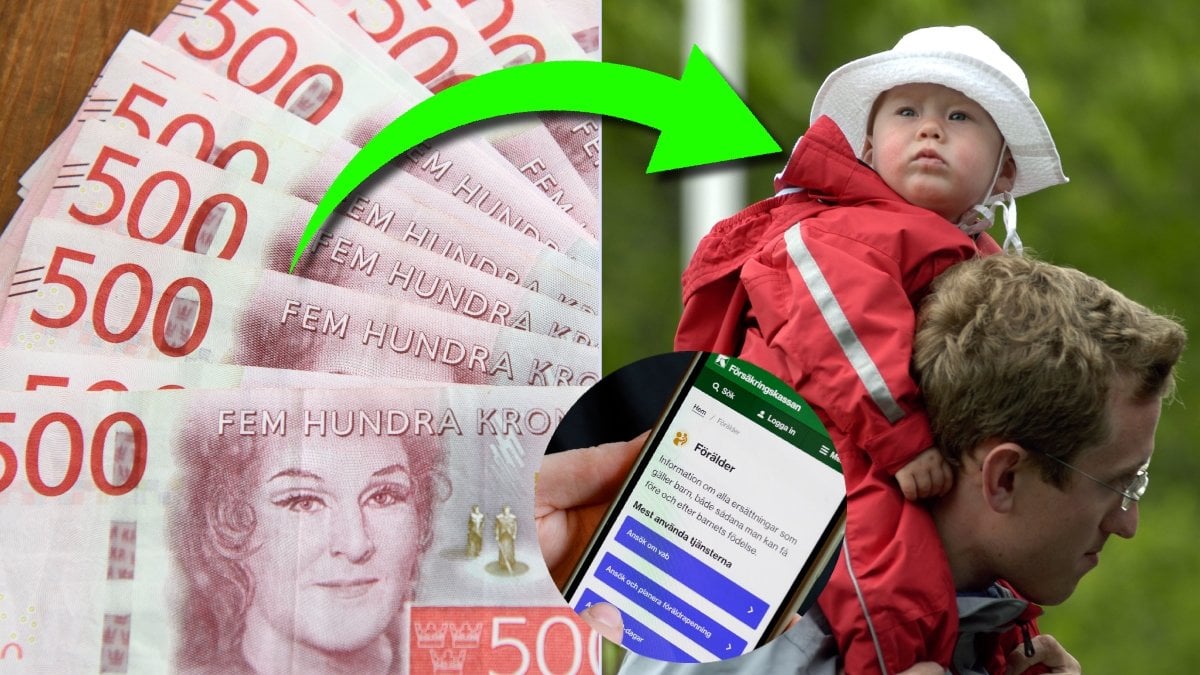 Pengar, barn och Försäkringskassans app.