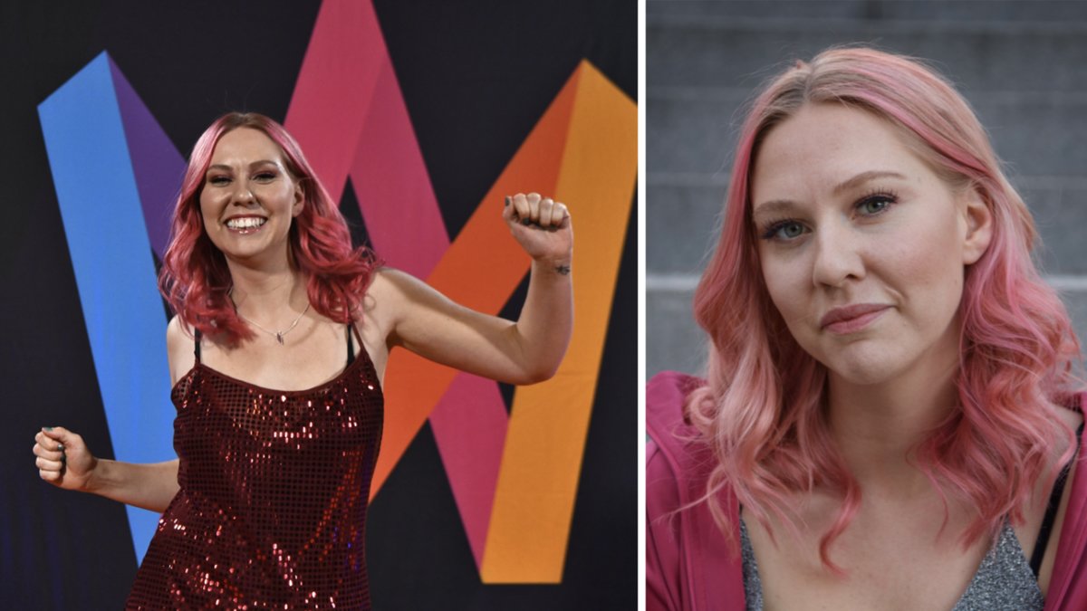 Artisten Clara Klingenström gjorde succé i Melodifestivalen.