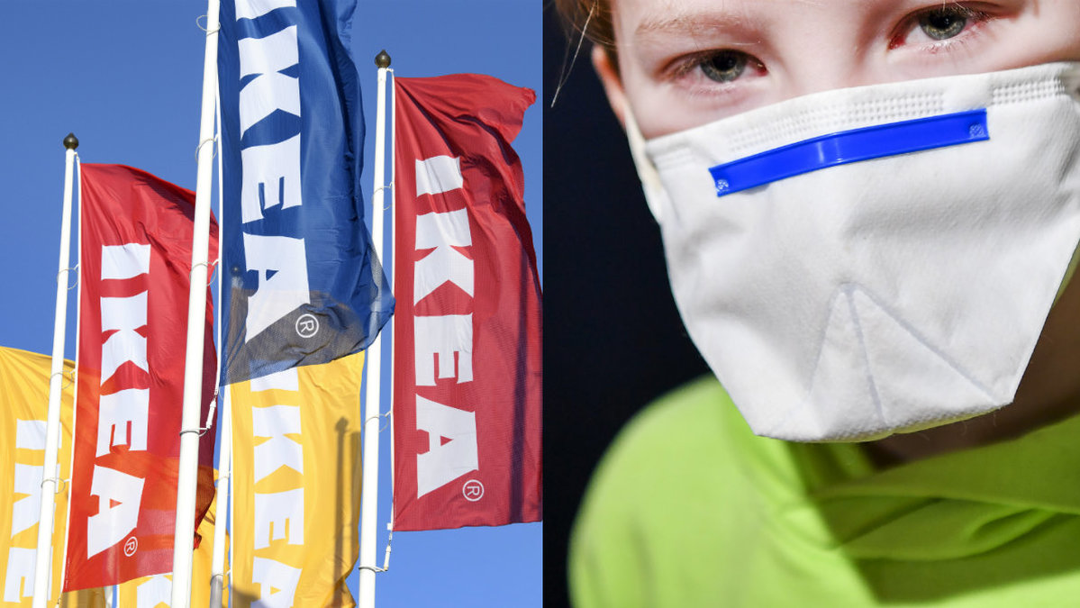 50 000 ansiktsmasker från Ikea. 