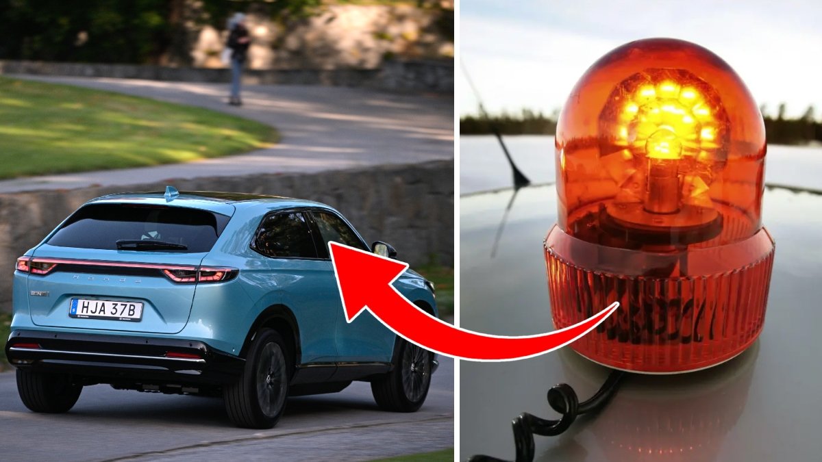 Ny regel kräver orange varningsljus i bilen