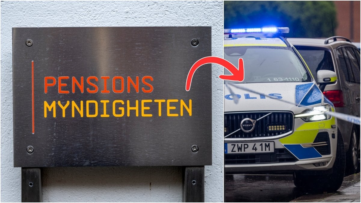 Pensionsmyndigheten och polisbil