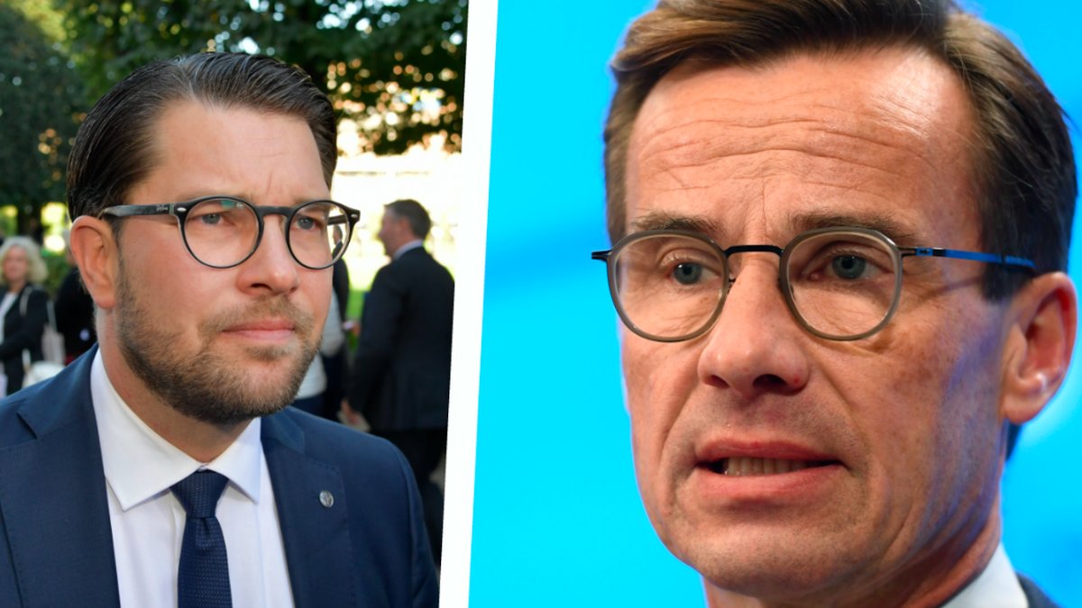 Jimmie Åkesson och Ulf Kristersson. Montage
