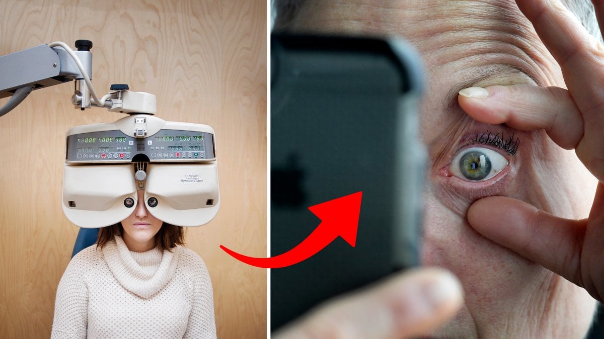 Röd Pil,Ögon-maskin och öga