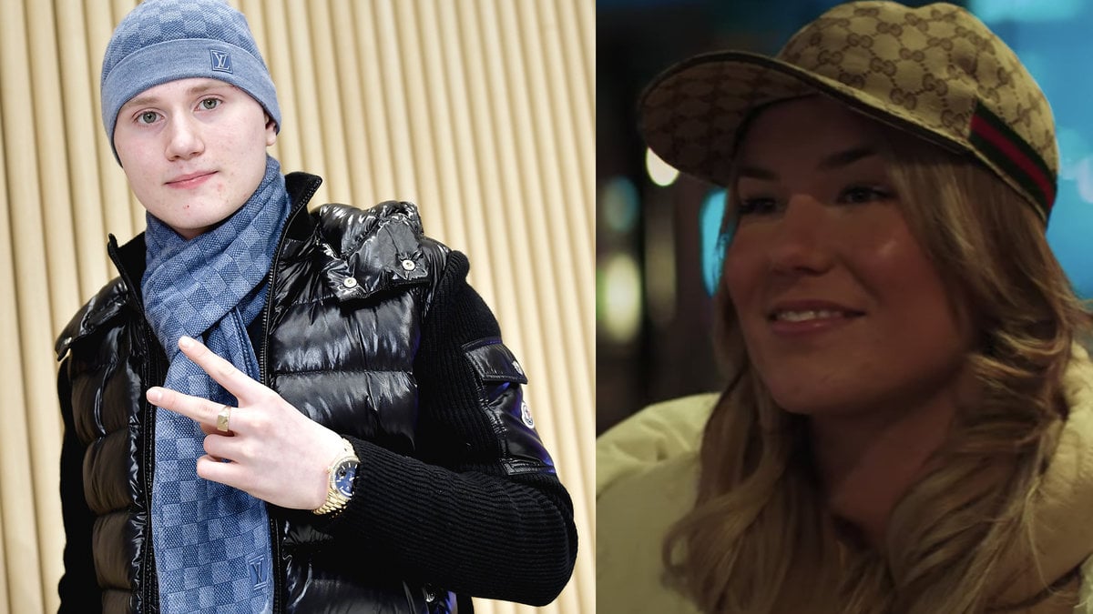 Nils Einar Grönberg och flickvännen Alexandra Torgrip