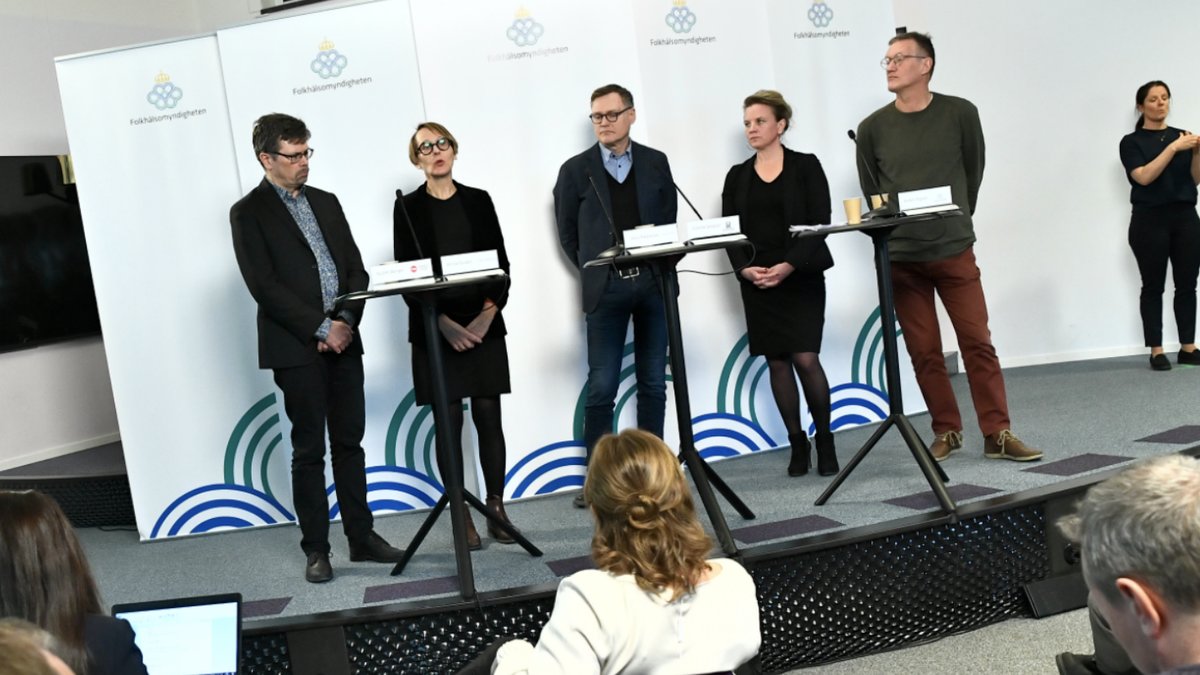 Folkhälsomyndigheten om läget just nu.