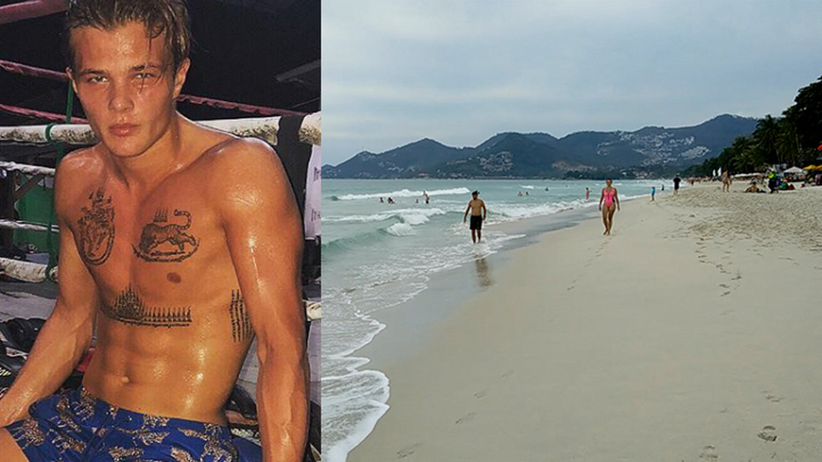 Lance Hedman flydde från stormen i Thailand