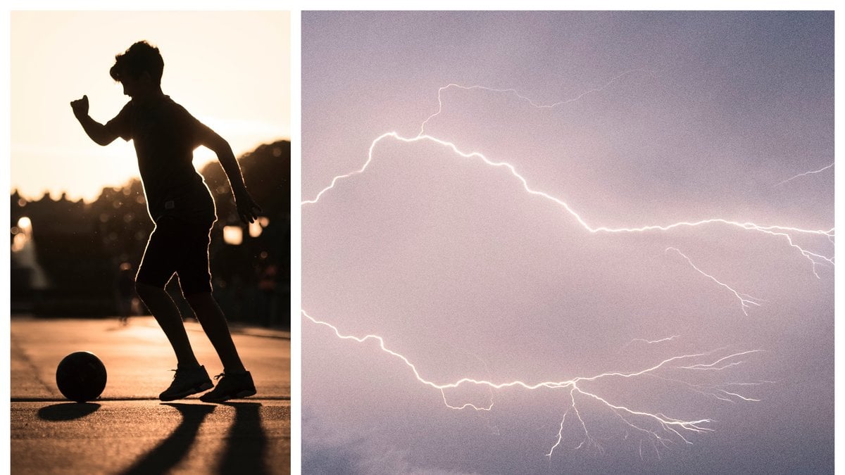 En nioårig pojke har avlidit i Blackpool efter att ha träffats av blixten.