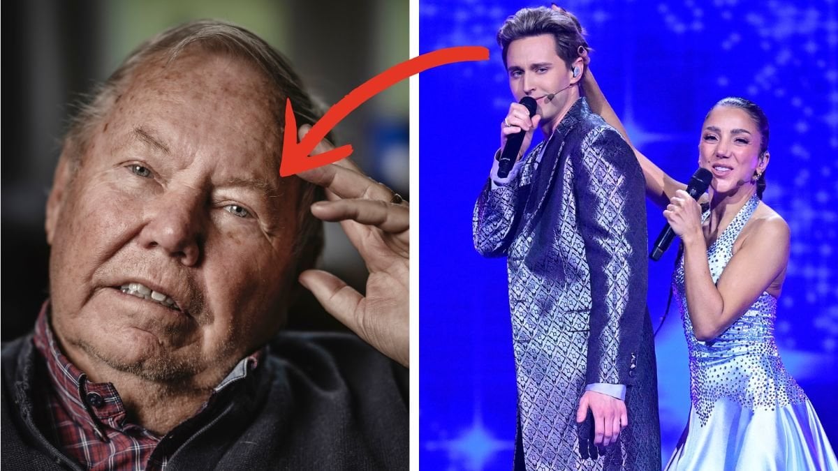 Bert Karlsson vänster, Gina Dirawi och Hampus Nessvold