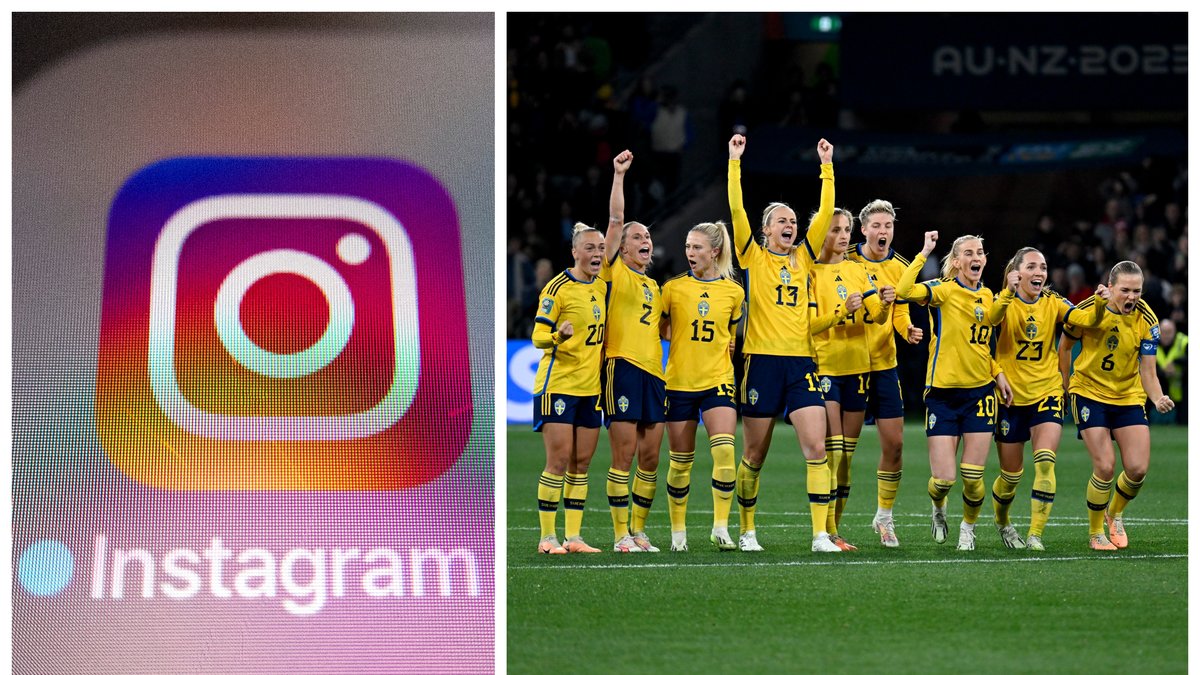 Vad heter spelarna i Sveriges landslag på Instagram egentligen?