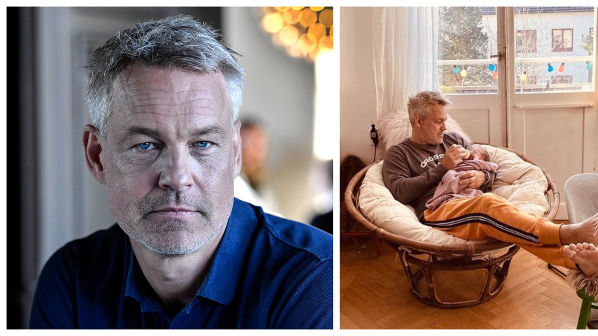 Henrik Schyfferts första ord efter förlossningen.