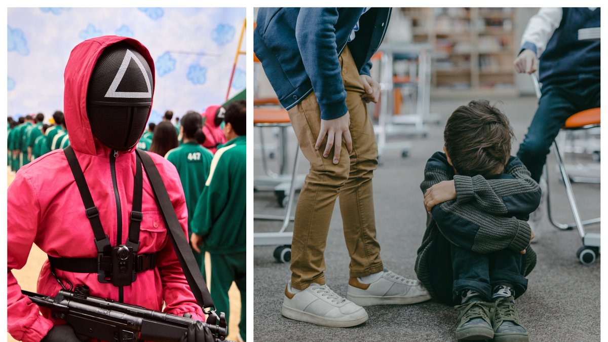 Barn har börjat imitera de våldsamma lekarna i Squid Game.