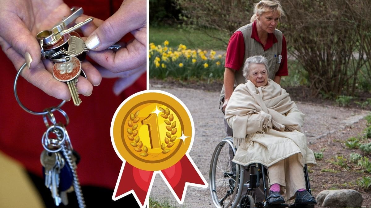 Nycklar, hemtjänstpersonal.