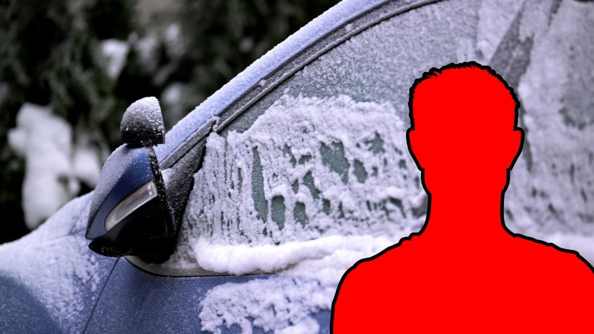 Bil, siluett av en man och siluett av ett springande barn.