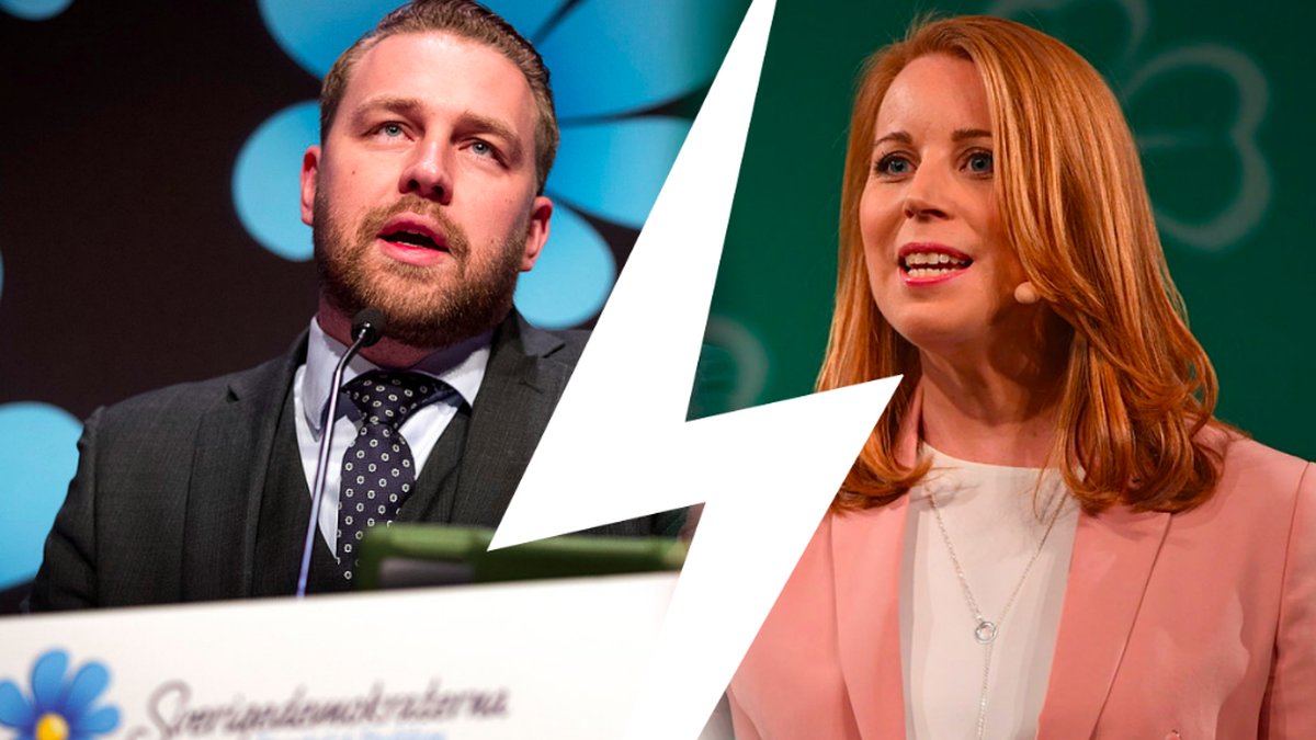 Mattias Karlsson och Annie Lööf