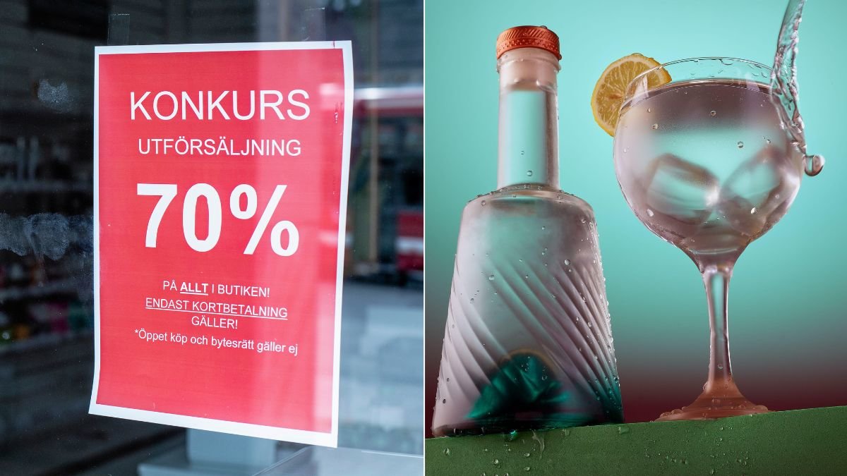 Svenska bolaget går i konkurs.