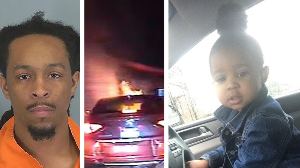 Imhotep Norman lämnade sin dotter Xena i en brinnande bil.