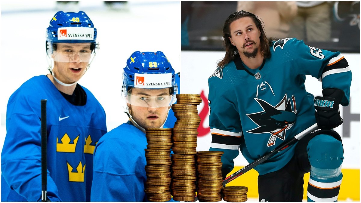 NHL-svenskarna Elias Pettersson, William Nylander och Erik Karlsson