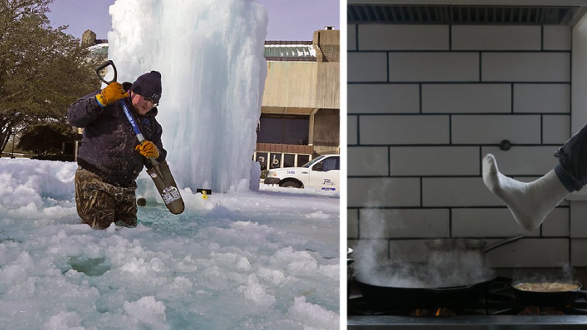 Joe Biden utlöser nödläge i delstaten Texas.