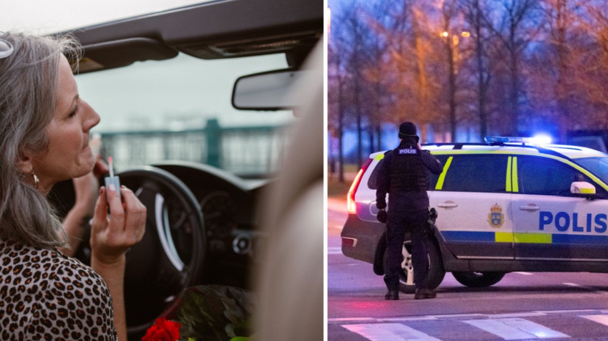 Bilister matar djur och sminkar sig bakom ratten 
