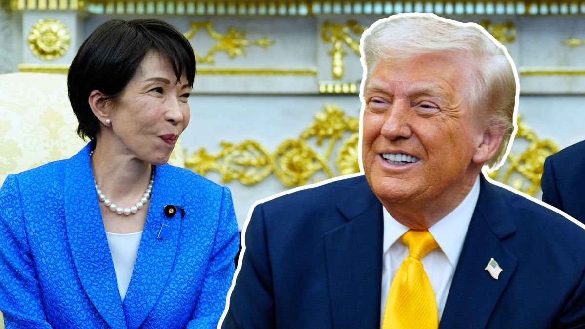 Sanae Takaichi och Donald Trump