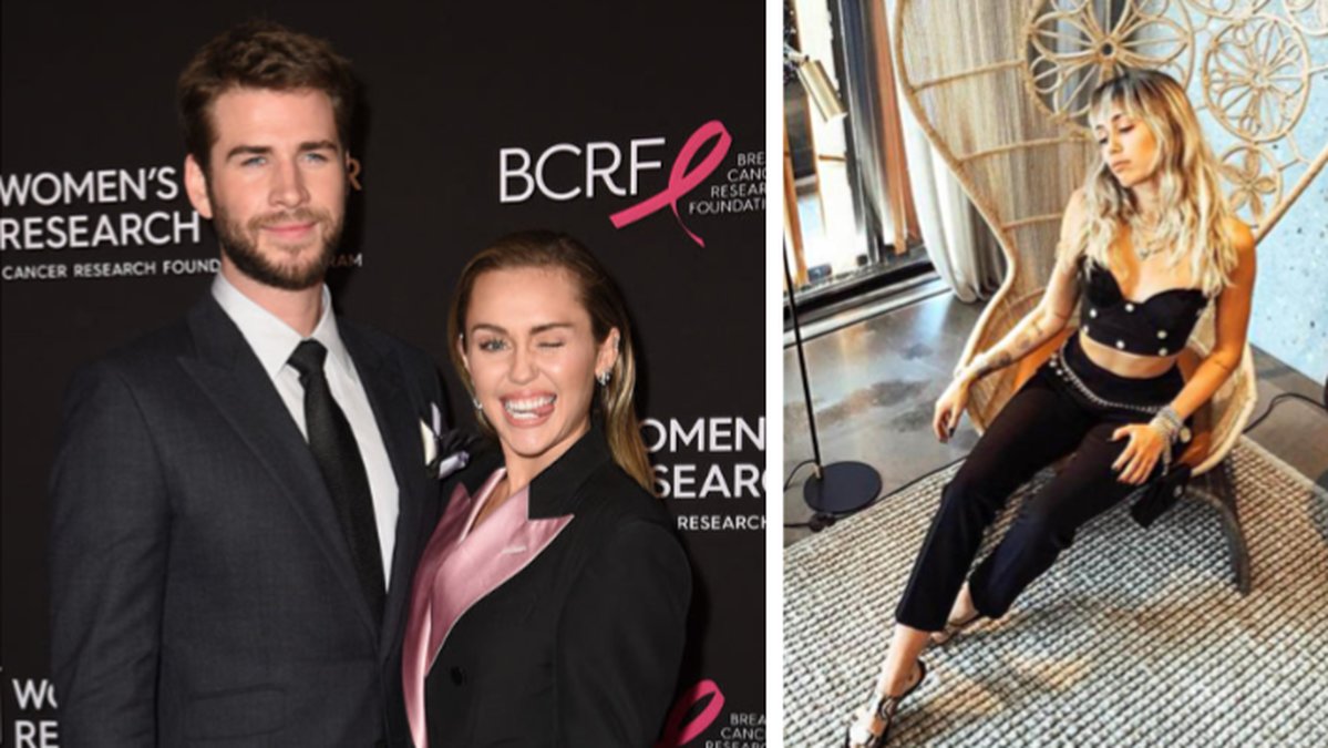 Miley Cyrus och Liam Hemsworth