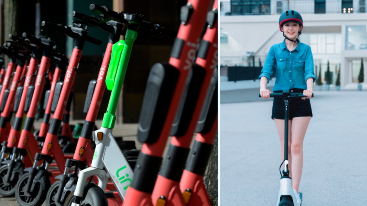 Krav på hjälm för förare av elsparkcykel