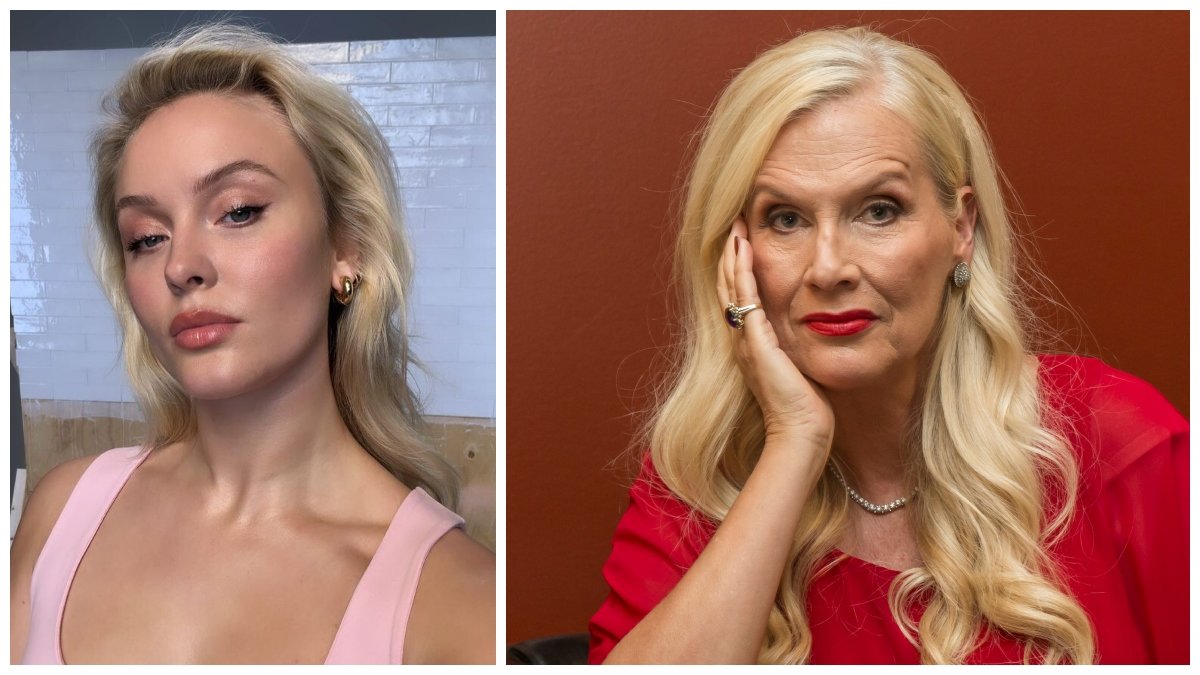 Zara Larsson har delat ett klipp på Gunilla Persson. 