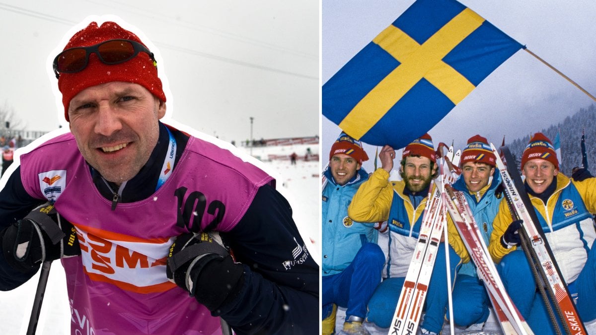 Bild på Torgny Mogren och Svenska skidlandslaget 