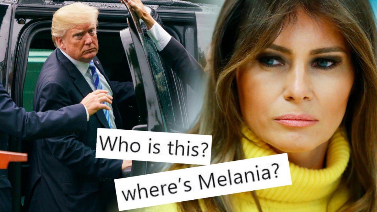 Donald och Melania Trump