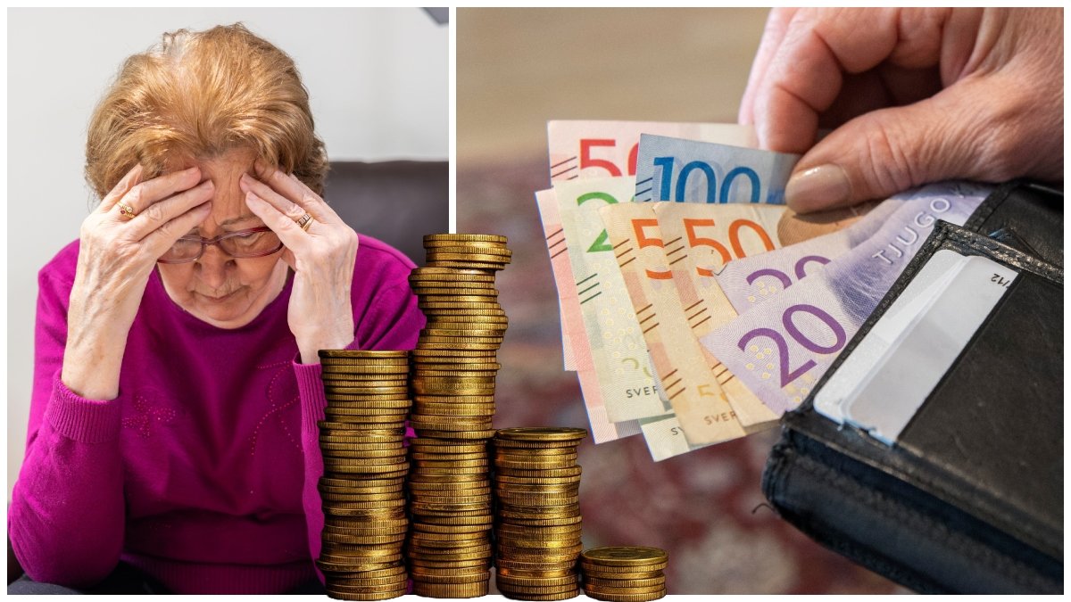Den allmänna pensionen har sjunkit, visar en rapport från Folksam. 