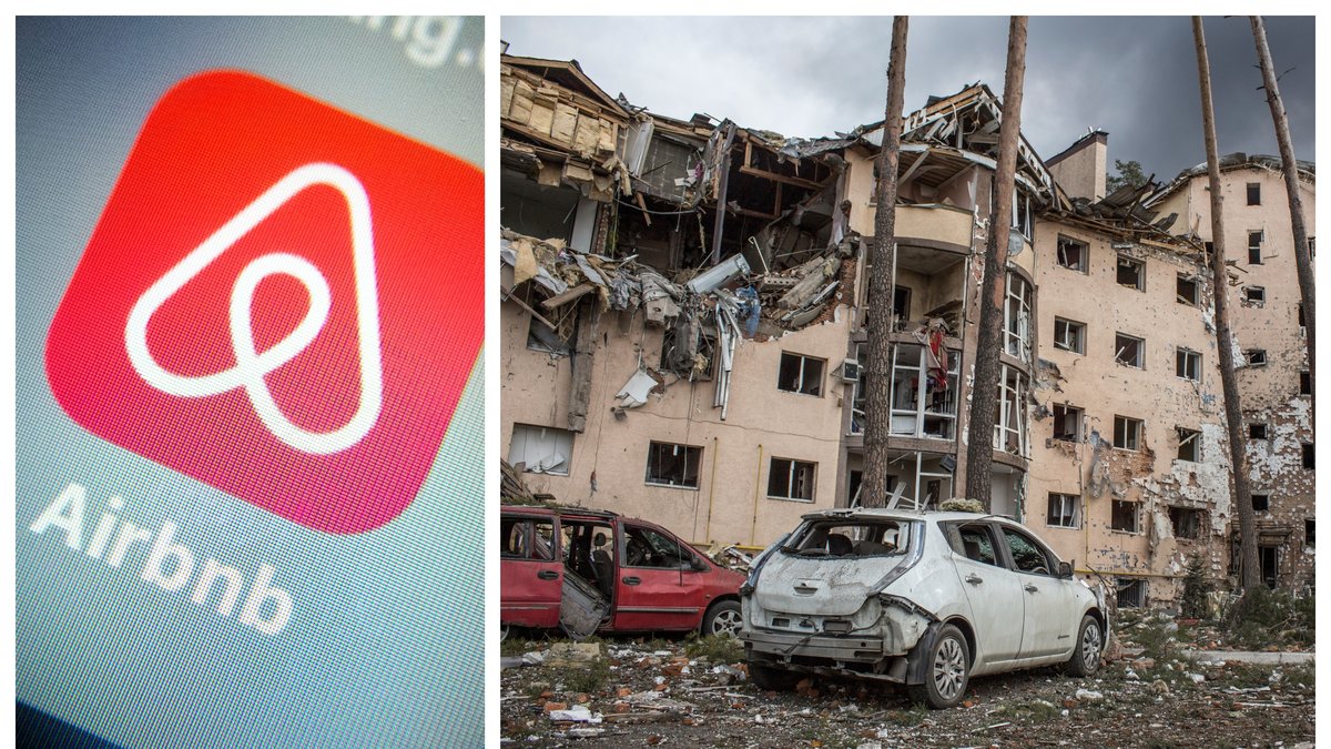Airbnb används för att skänka pengar till Ukraina.