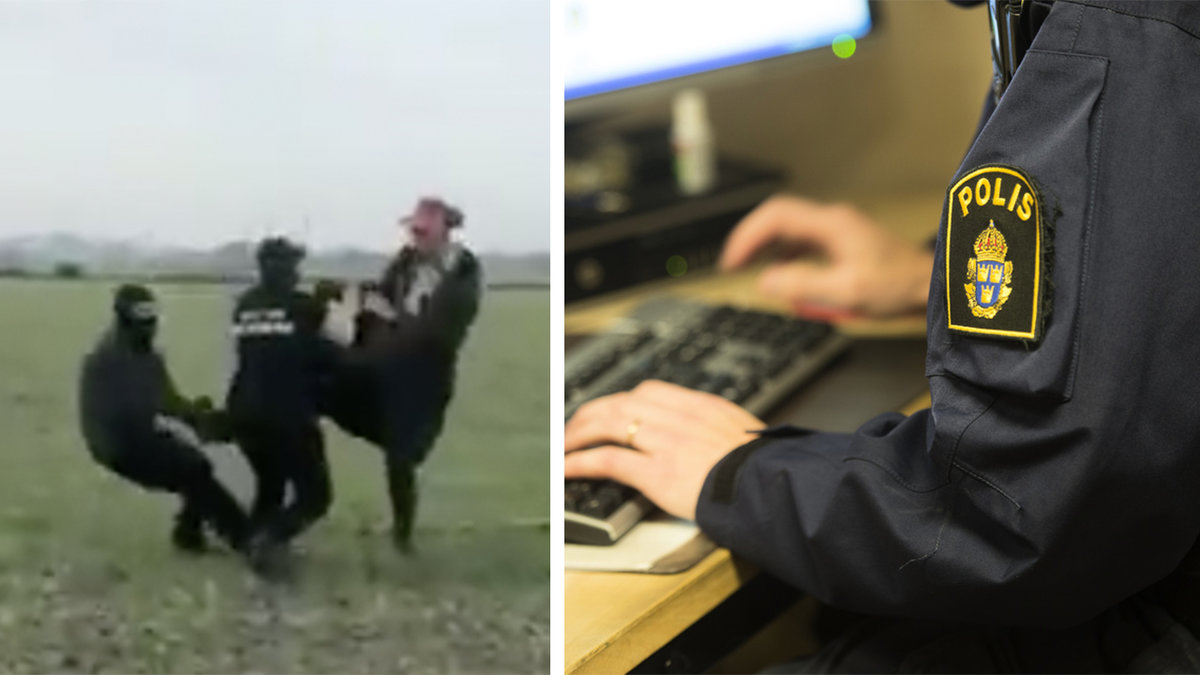 Händelsen mellan jägare och djurrättsaktivister har polisanmälts.