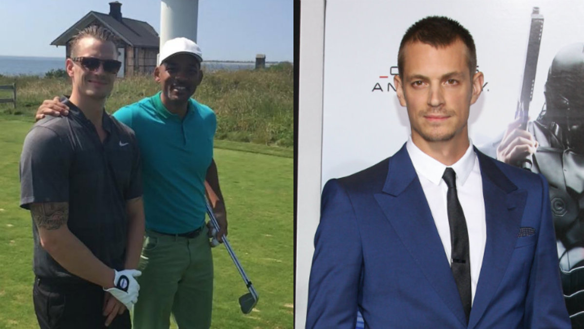 Det blev golfande för Will Smith och Joel Kinnaman på midsommar