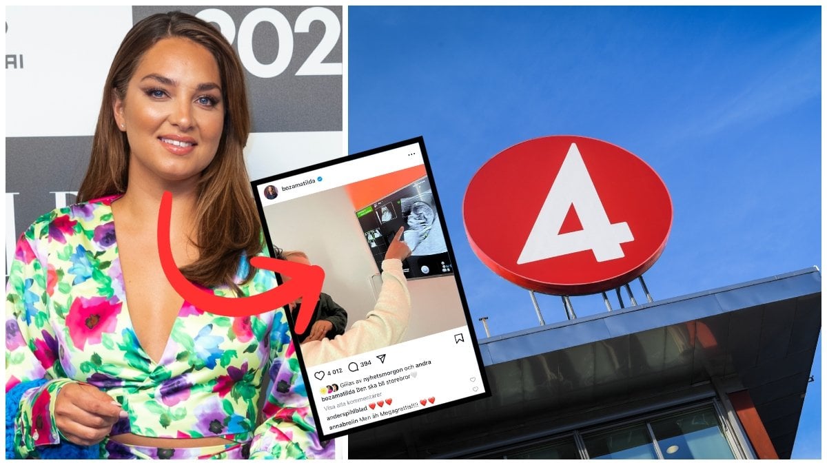 Matilda Boza är gravid. 