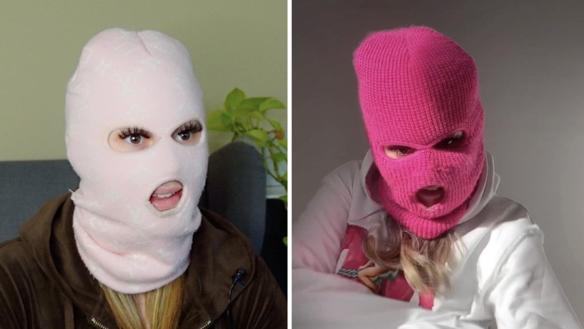 Nu svarar Fröken Snusk på frågan om masken.