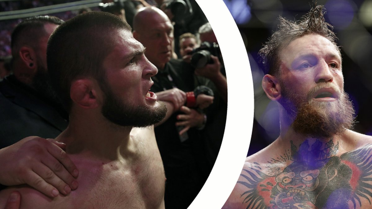 Khabib​ Nurmagomedov och ​Connor McGregor