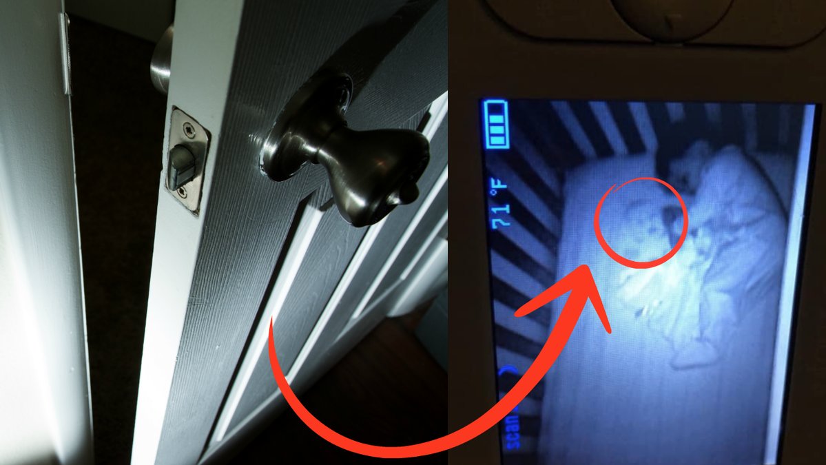 Kvinna såg spöke i babymonitor