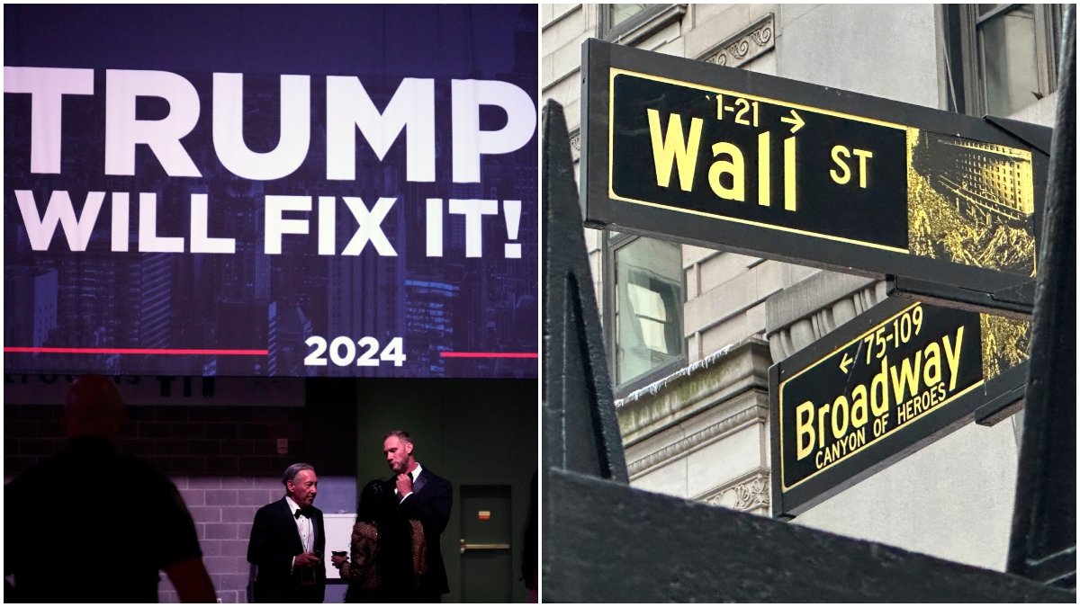 Segervittring för Trump lyfter USA-börserna.