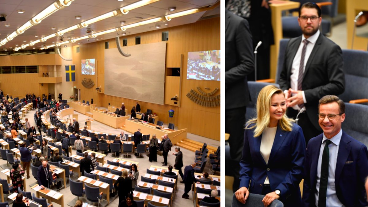Riksdagen röstade igenom oppositionspartiernas budget