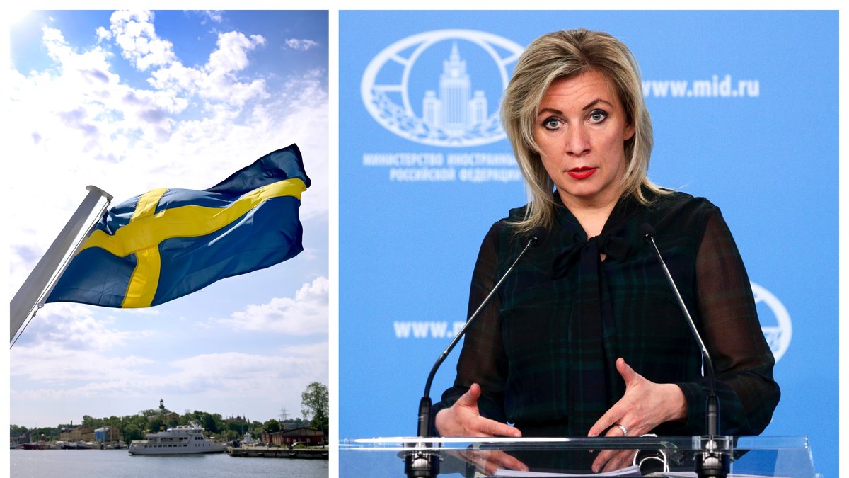 Maria Zakharova skriver om Sverige i ett inlägg på Facebook.
