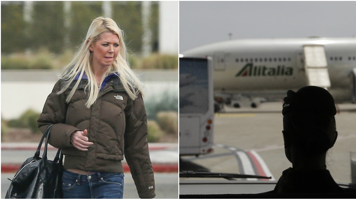 Tara Reid blev avvisad från sitt flyg.