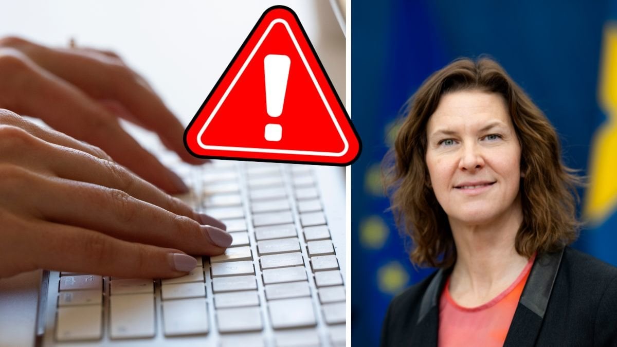 Jämställdhetsminister Nina Larsson (L) vill se tekniska spärrar på porrsajter som Pornhub för att skydda barn från att exponeras för grafiskt material i tidig ålder.