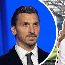 Helena Seger och Zlatan Ibrahimovic.