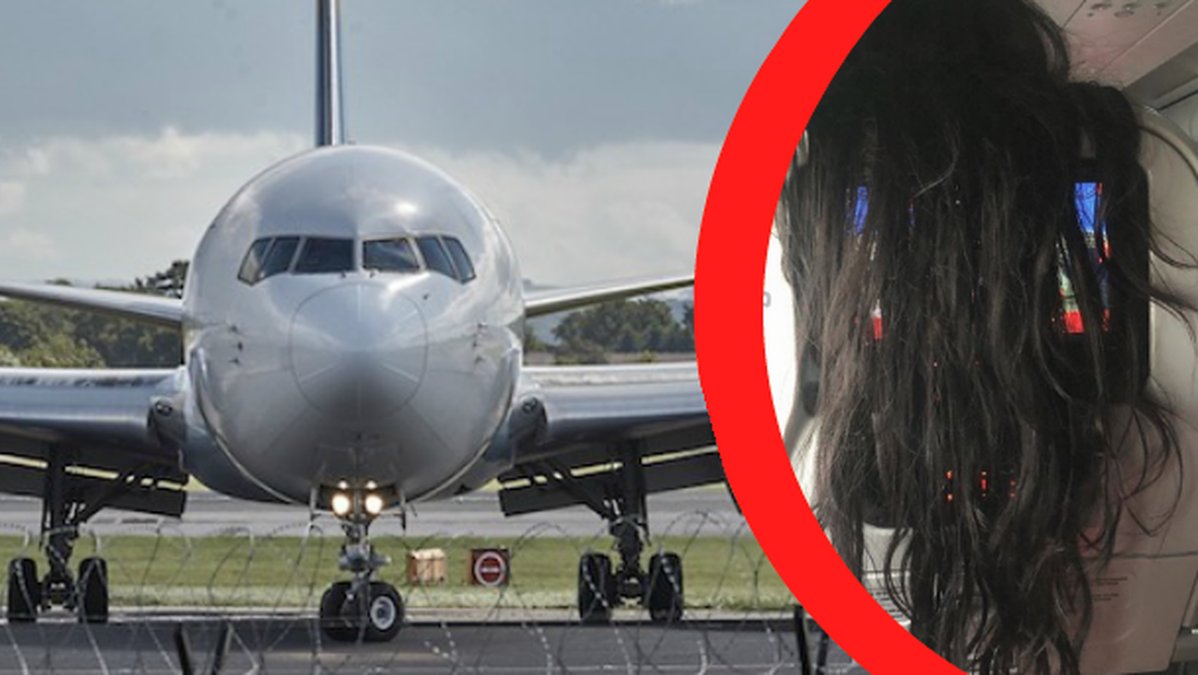 Flygplan, flygplansstol, hår