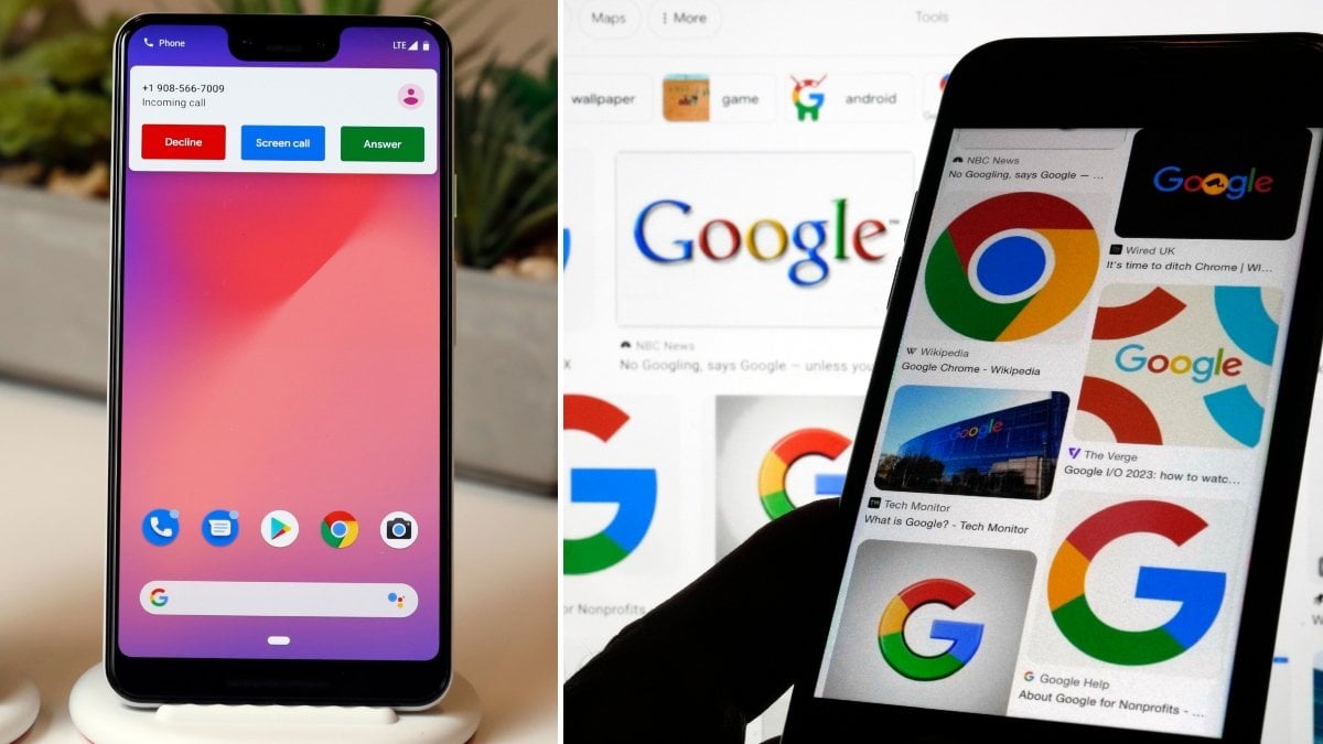 Bilder på Google-telefoner.