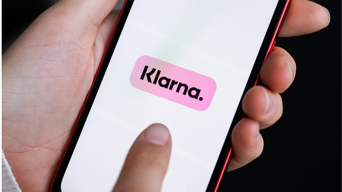 Klarna-appikon på en mobilskärm.
