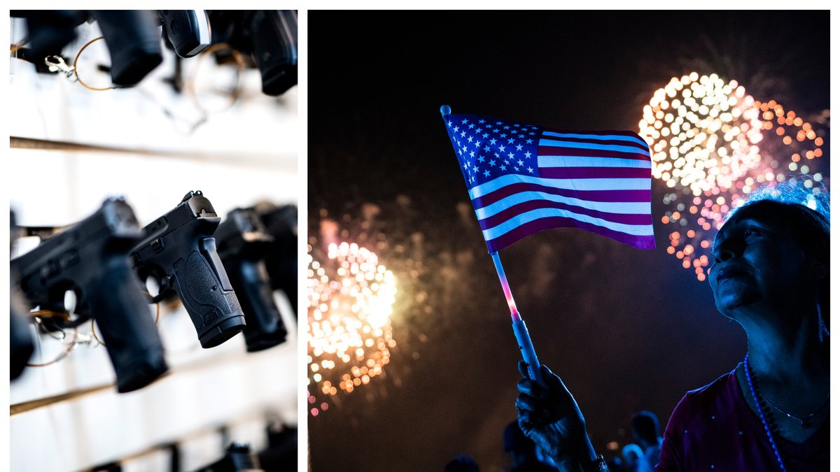 Under USA:s nationaldag den 4 juli sköts 150 personer till döds. 